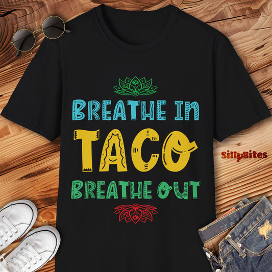 Funny Meditation Taco Lover T-Shirt
