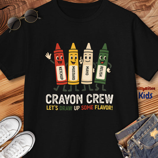 Back To School Happy Crayons Kids T-Shirt