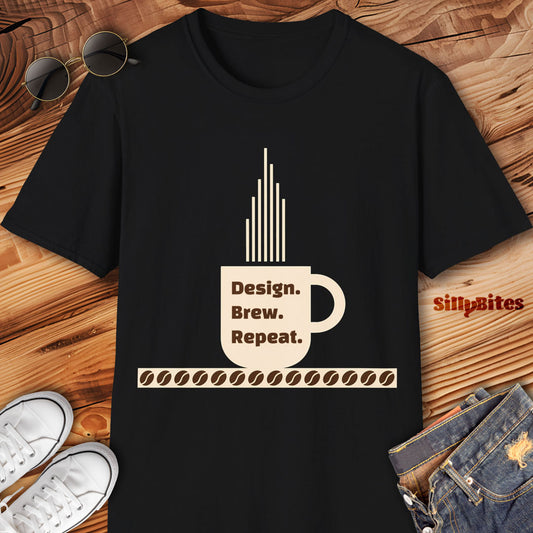 Designer Coffee Lover T-Shirt - Unisex