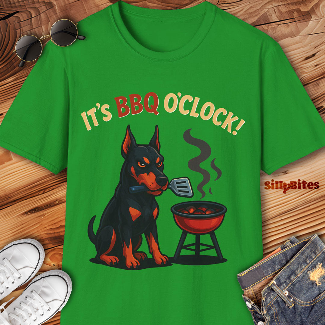 Doberman Dog Lover BBQ T-Shirt - Unisex