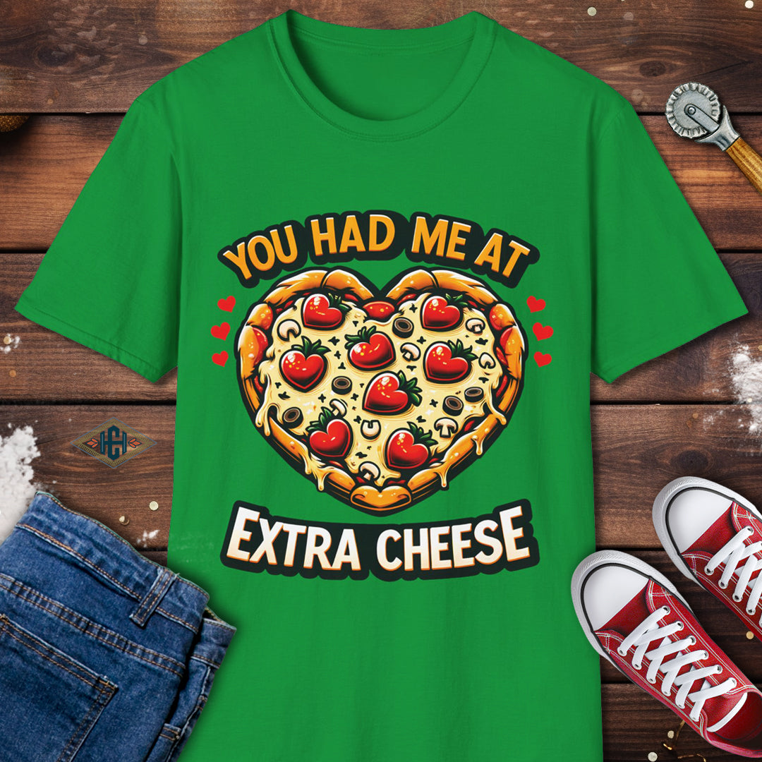 Extra Cheese Pizza Lover T-Shirt