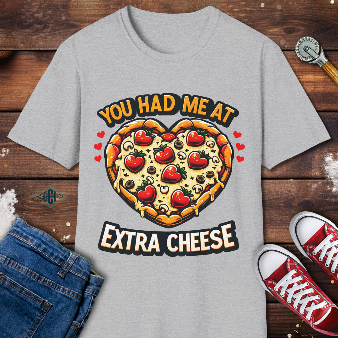 Extra Cheese Pizza Lover T-Shirt