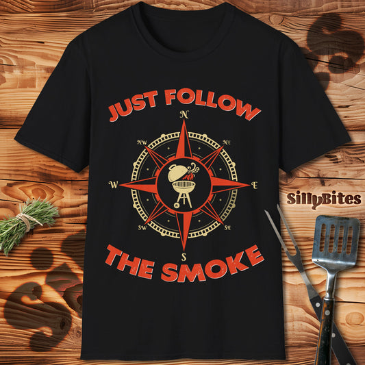 Adventure Compass Funny BBQ T-Shirt - Unisex