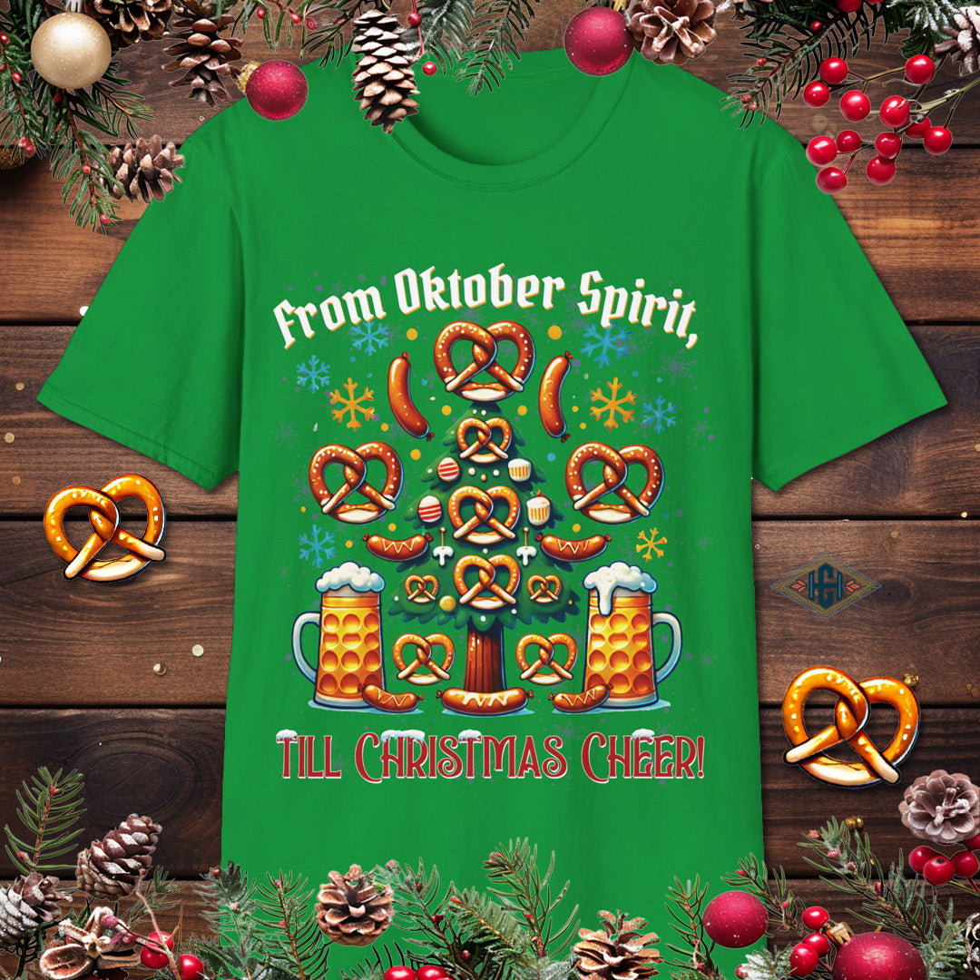 From Oktober Spirit Till Christmas Cheer T-Shirt