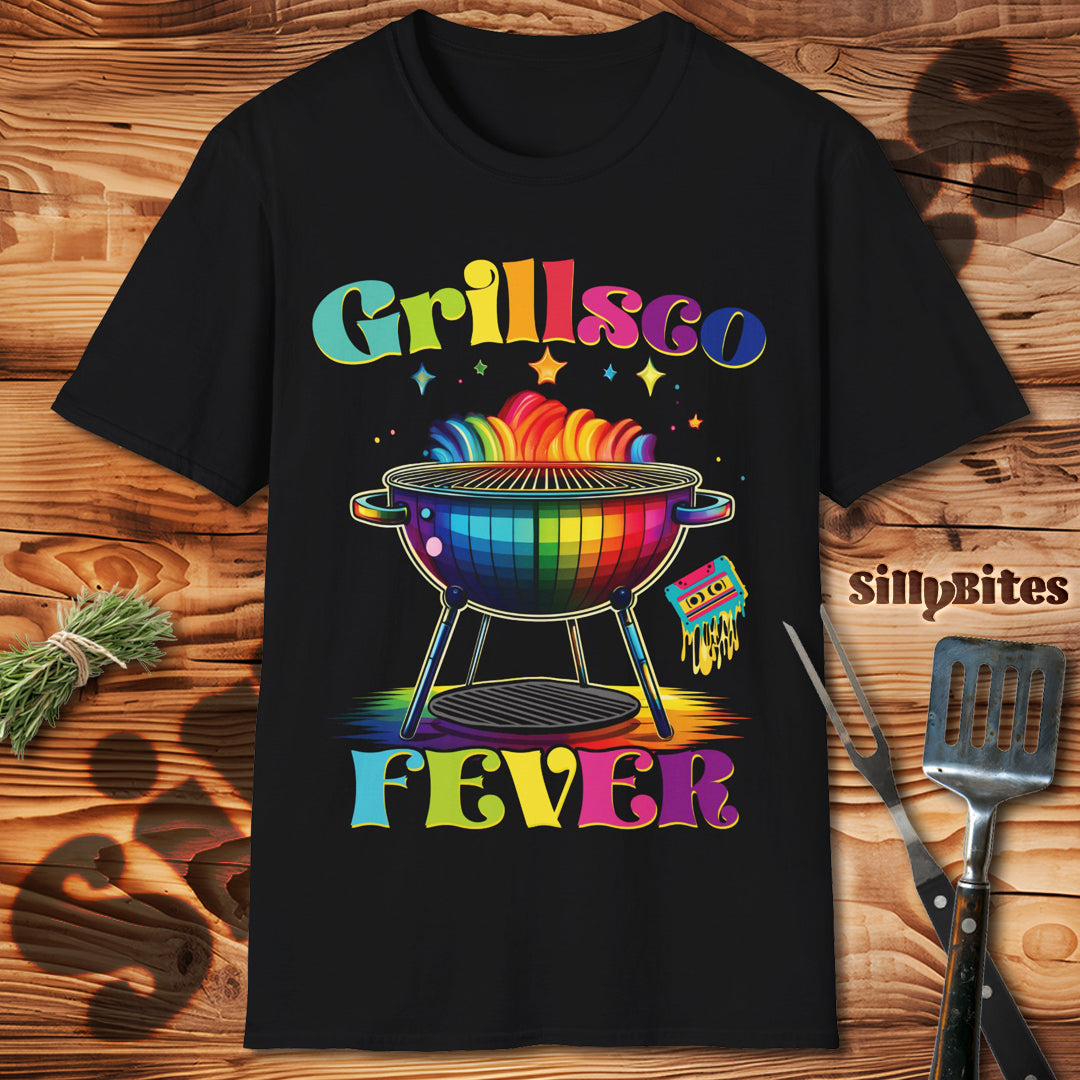 Disco BBQ Lover 80s T-Shirt - Unisex