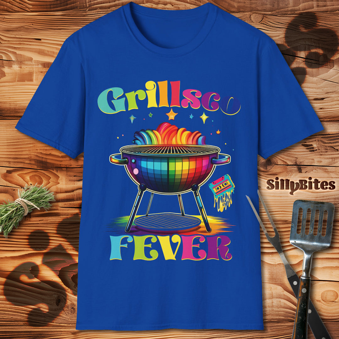 Disco BBQ Lover 80s T-Shirt - Unisex