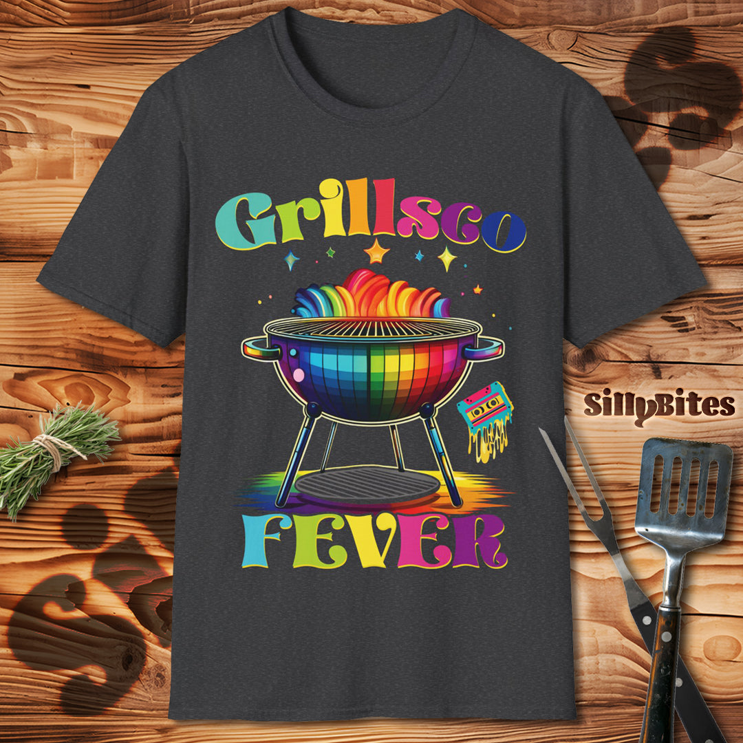 Disco BBQ Lover 80s T-Shirt - Unisex