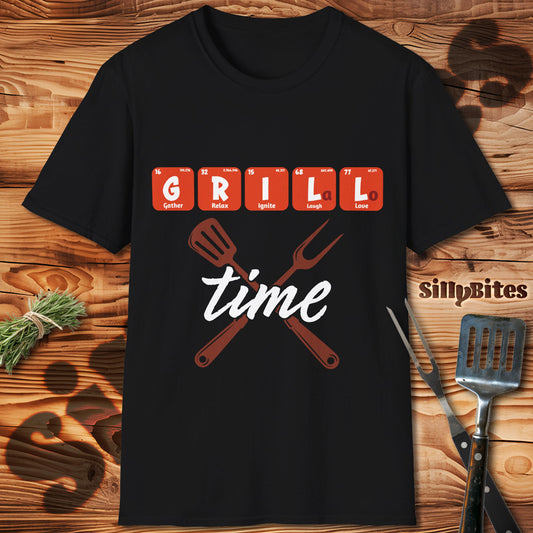 Grill Time - BBQ Party Humor T-Shirt - Unisex