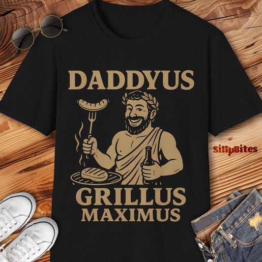 Funny Dad Roman BBQ T-Shirt - Unisex