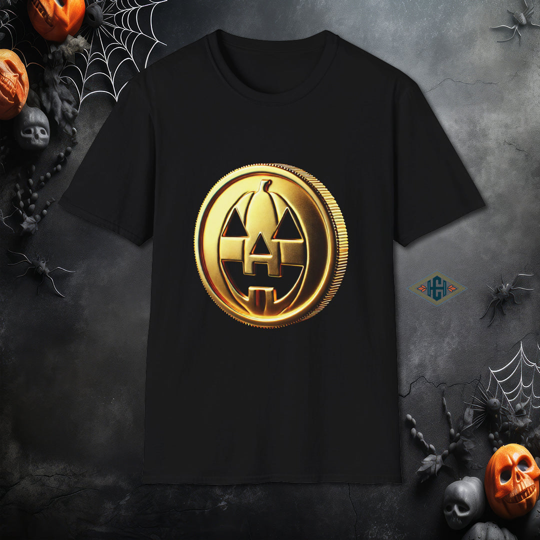 Cryptocurrency Jack-O-Lantern Halloween T-Shirt