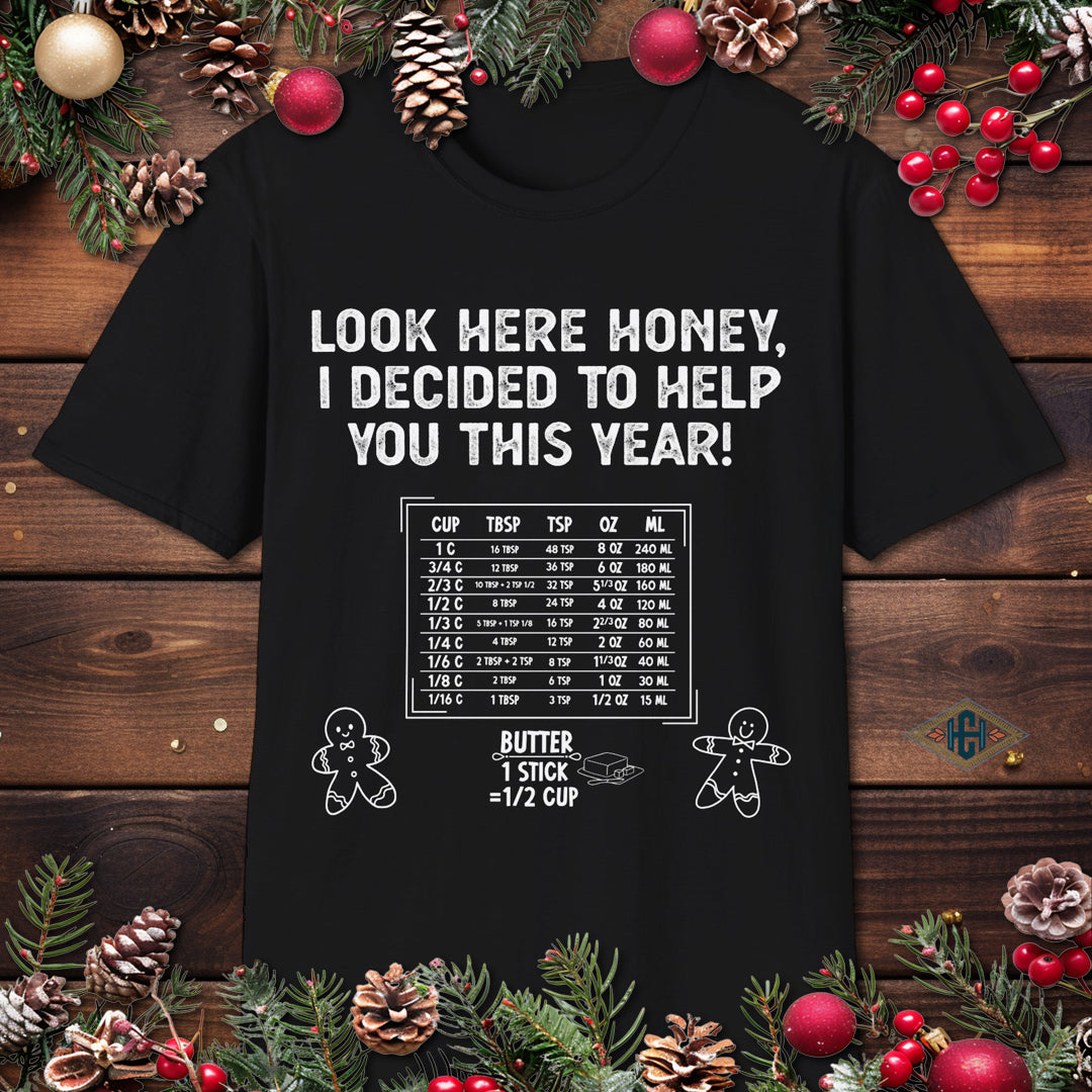 Funny Husband Christmas Baking T-Shirt