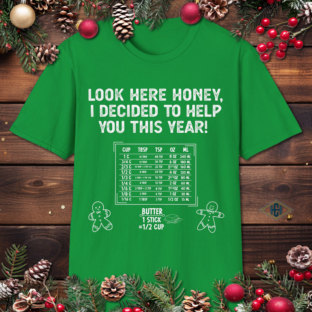 Funny Husband Christmas Baking T-Shirt