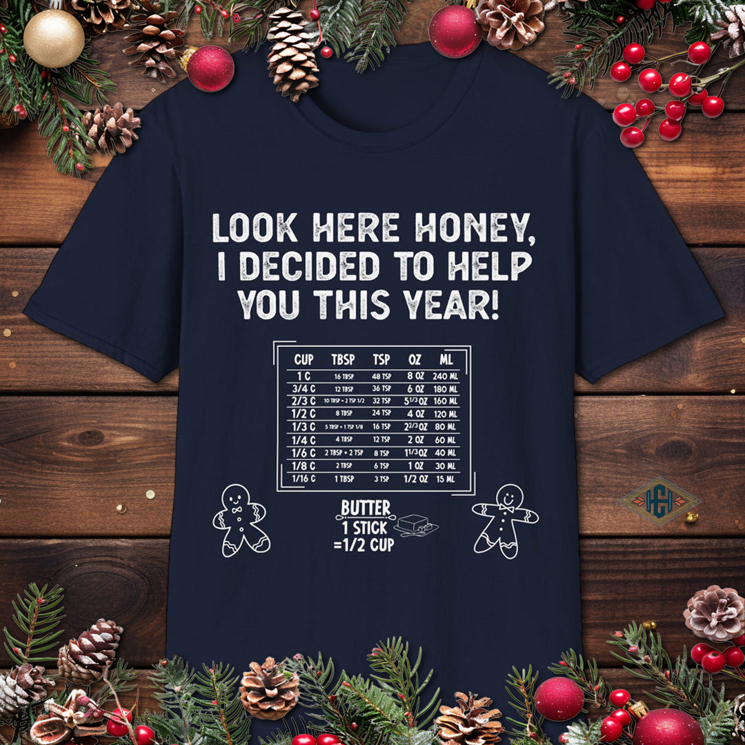 Funny Husband Christmas Baking T-Shirt