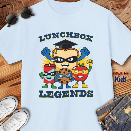 Lunchbox Legends Back To School Kids T-Shirt