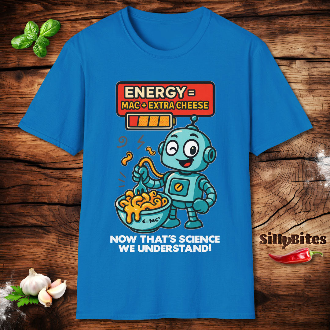 Funny Mac And Cheese Robot T-Shirt