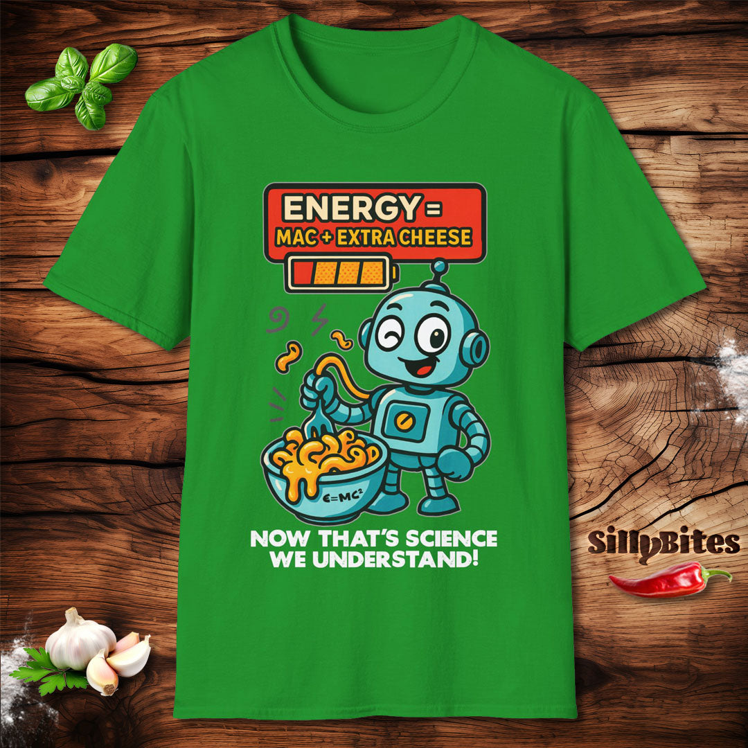 Funny Mac And Cheese Robot T-Shirt