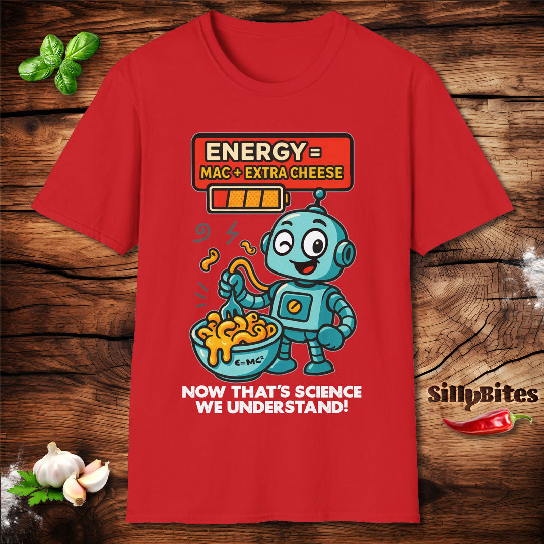 Funny Mac And Cheese Robot T-Shirt