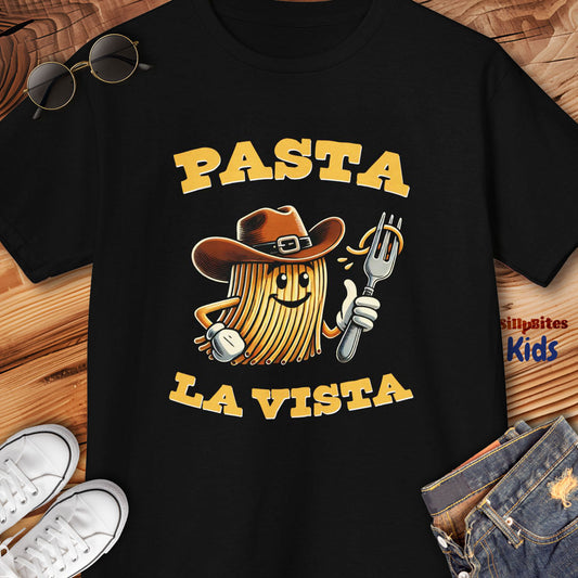 Pasta La Vista Cowboy Kids T-Shirt