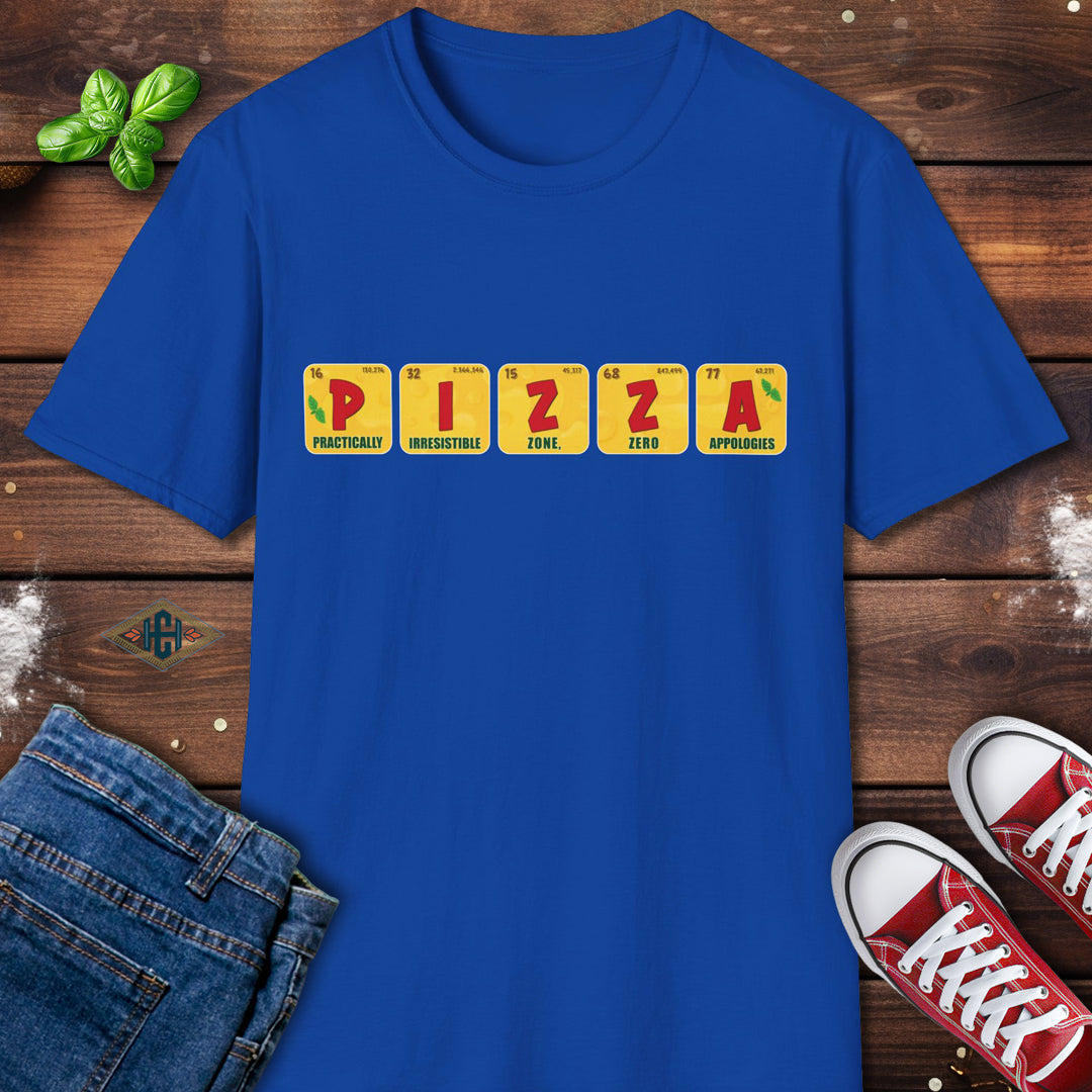 Pizza Periodical Table Humor T-Shirt