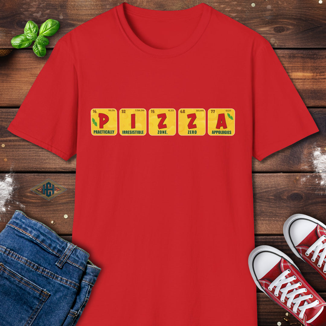 Pizza Periodical Table Humor T-Shirt