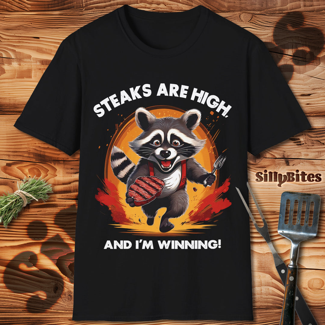 Funny Raccoon Meat Lover BBQ T-Shirt - Unisex