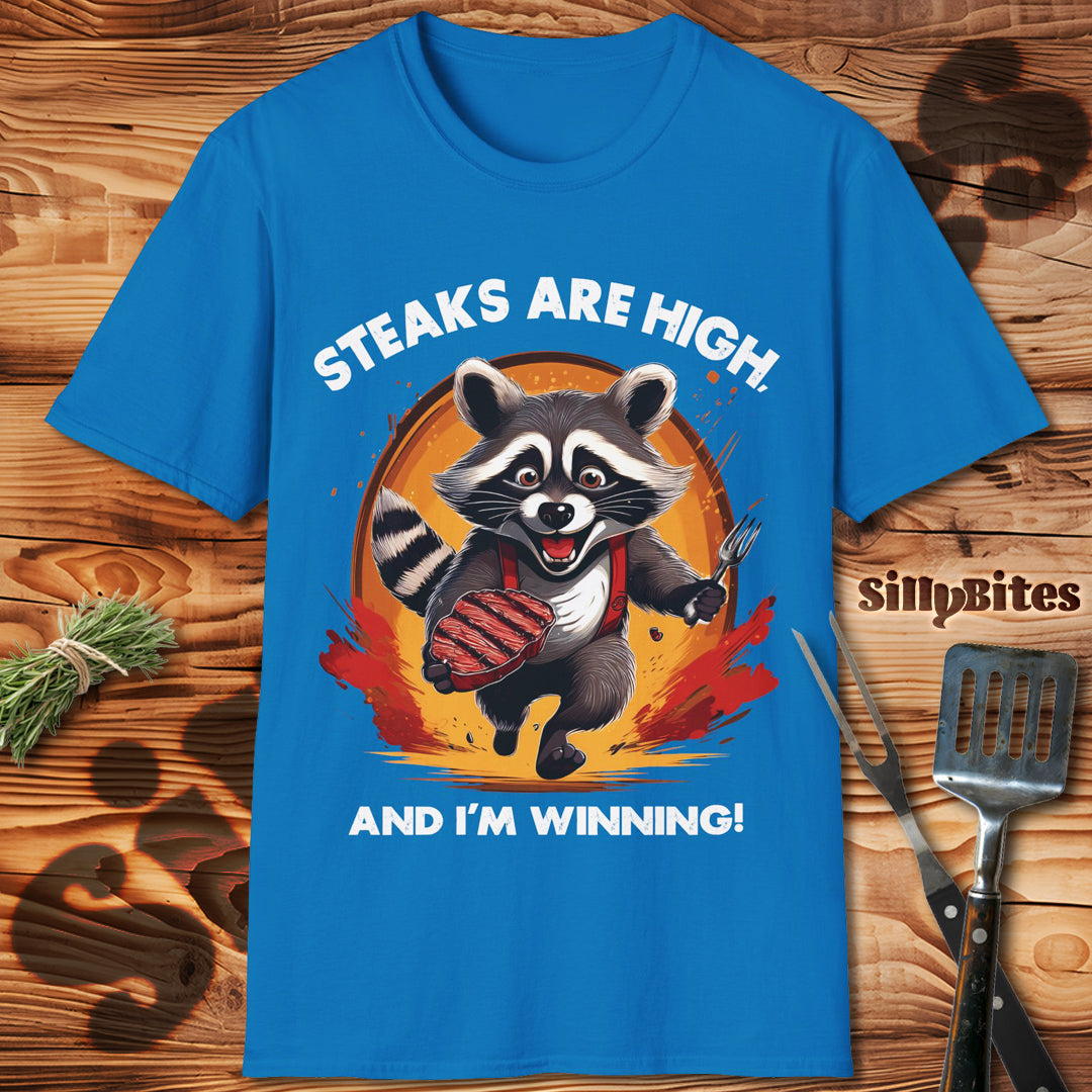 Funny Raccoon Meat Lover BBQ T-Shirt - Unisex