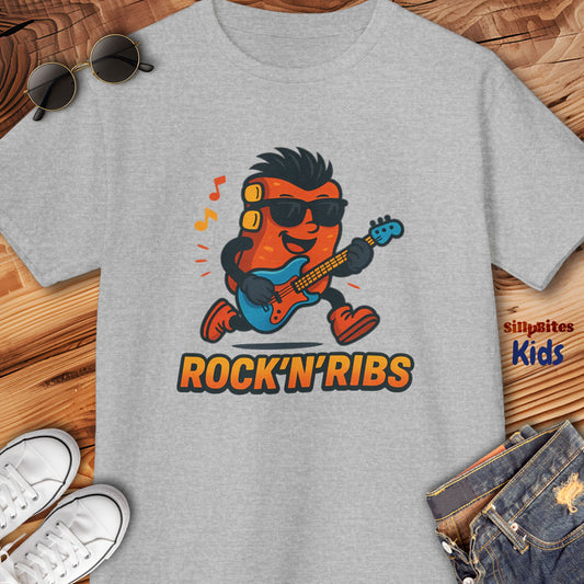 Bbq Ribs Rocker Kids T-Shirt