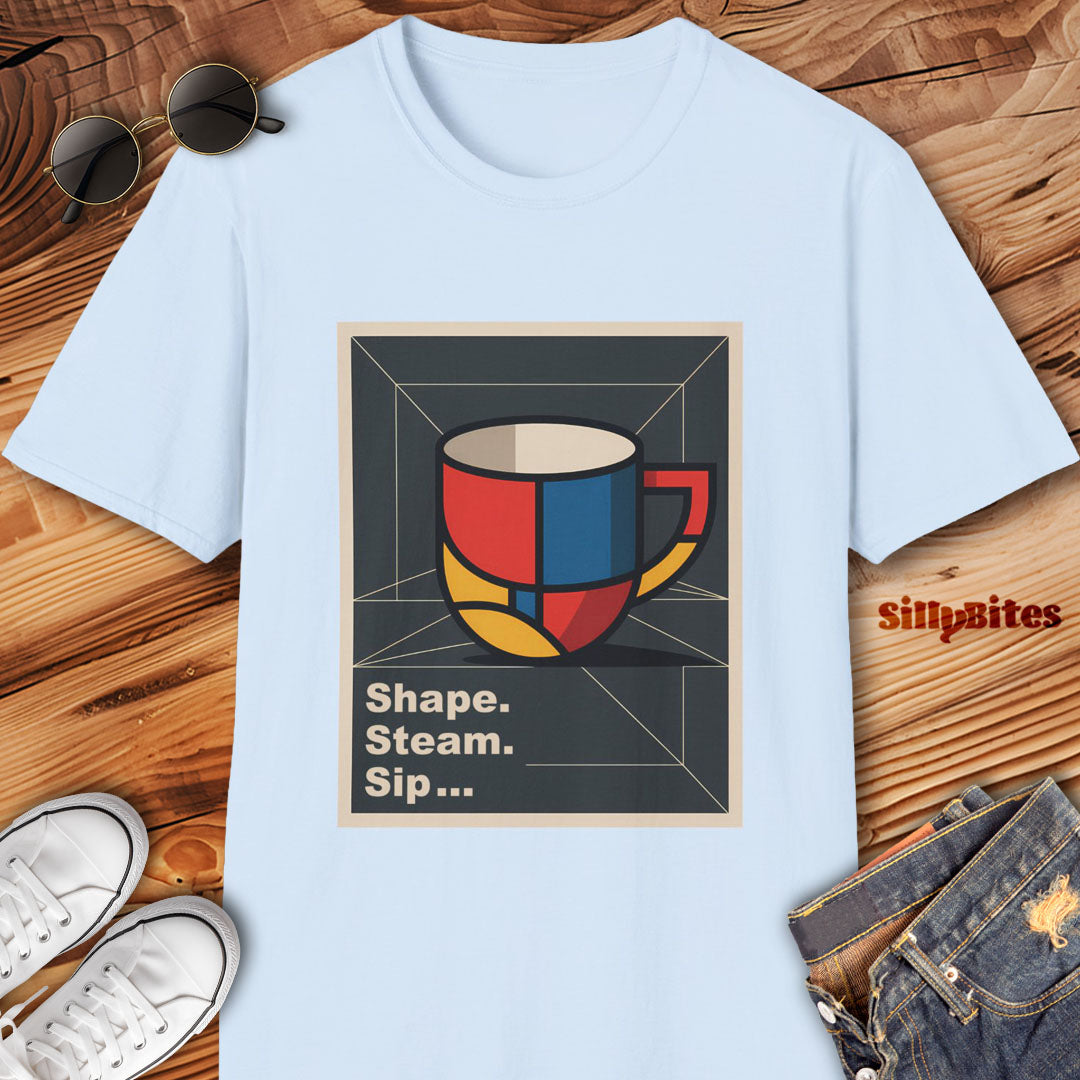 Geometry Coffee Design T-Shirt - Unisex