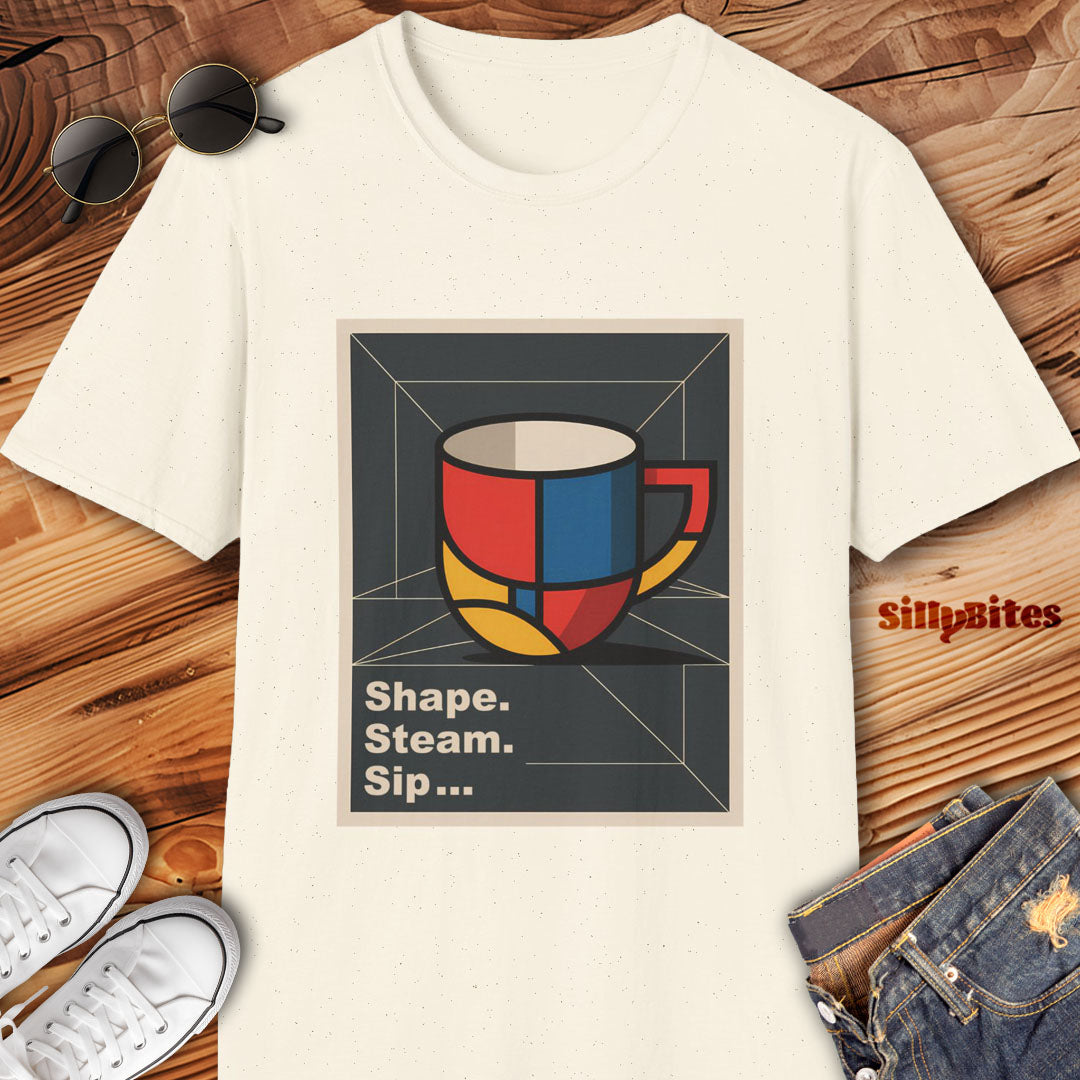 Geometry Coffee Design T-Shirt - Unisex
