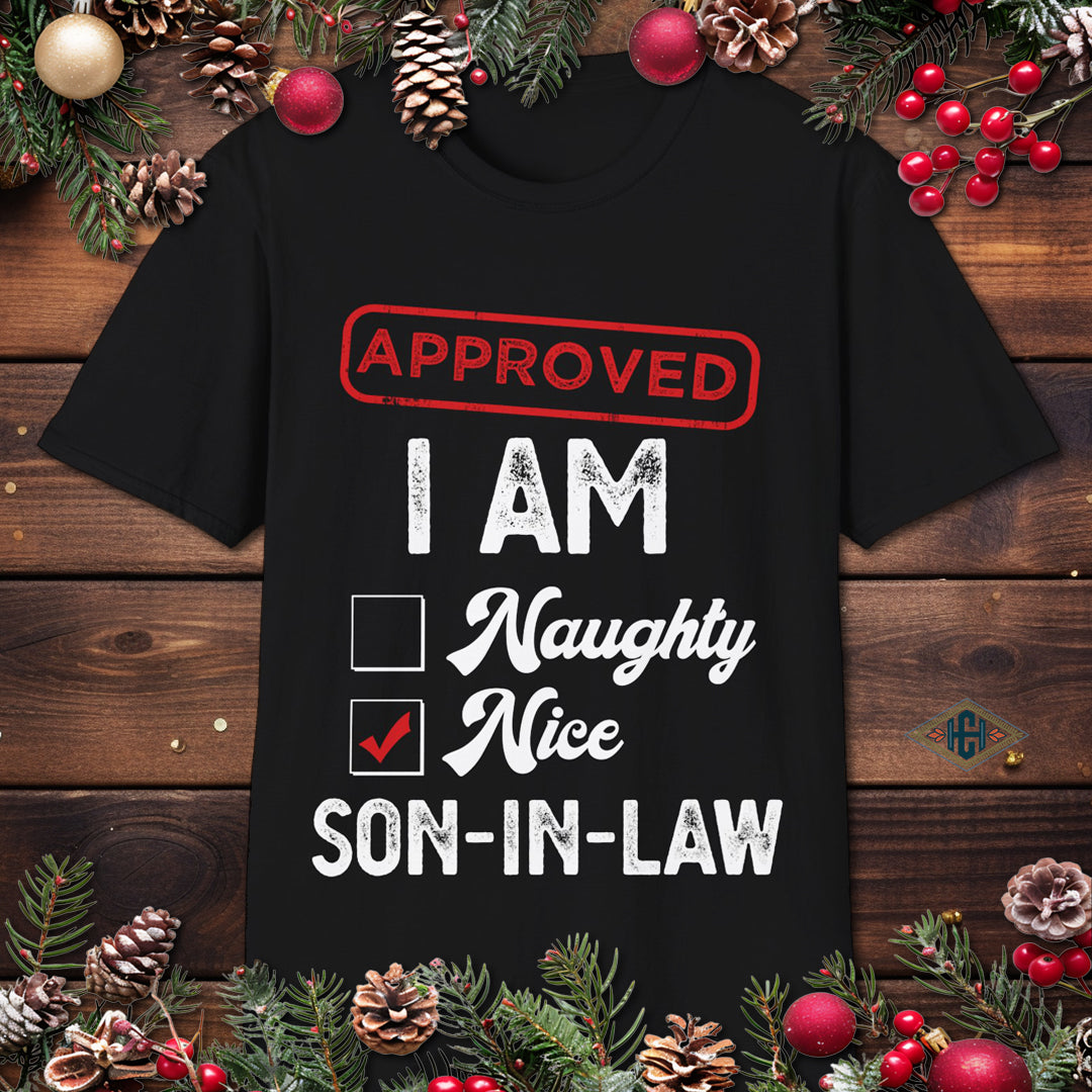 Funny Son In Law Christmas T-Shirt