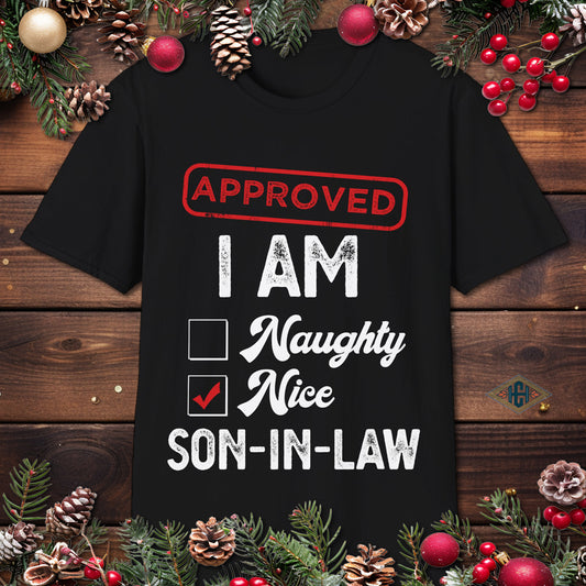 Funny Son In Law Christmas T-Shirt