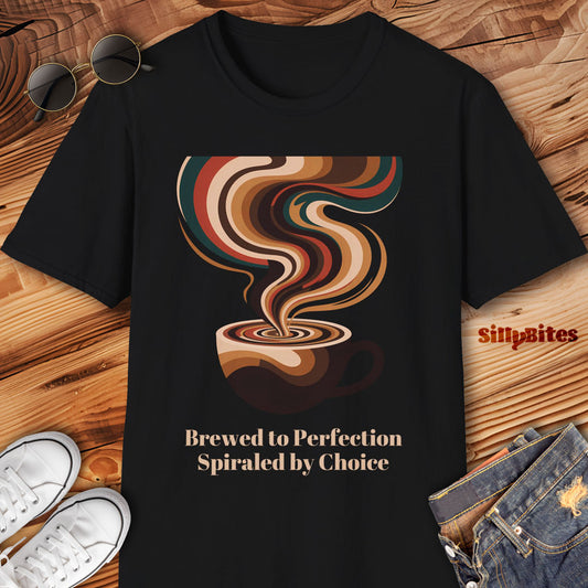 Abstract Coffee Quote T-Shirt - Unisex