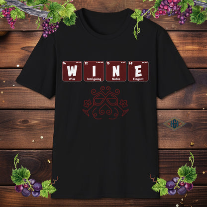 Periodic Table Wine Lover T-Shirt