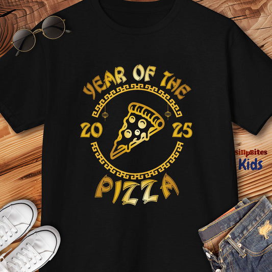 2025 Year Of The Pizza Kids T-Shirt