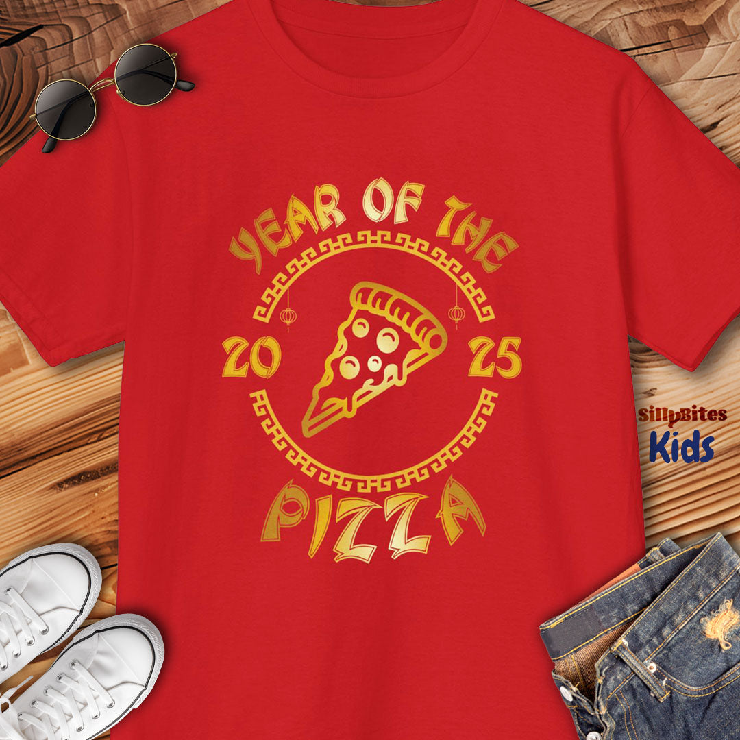 2025 Year Of The Pizza Kids T-Shirt